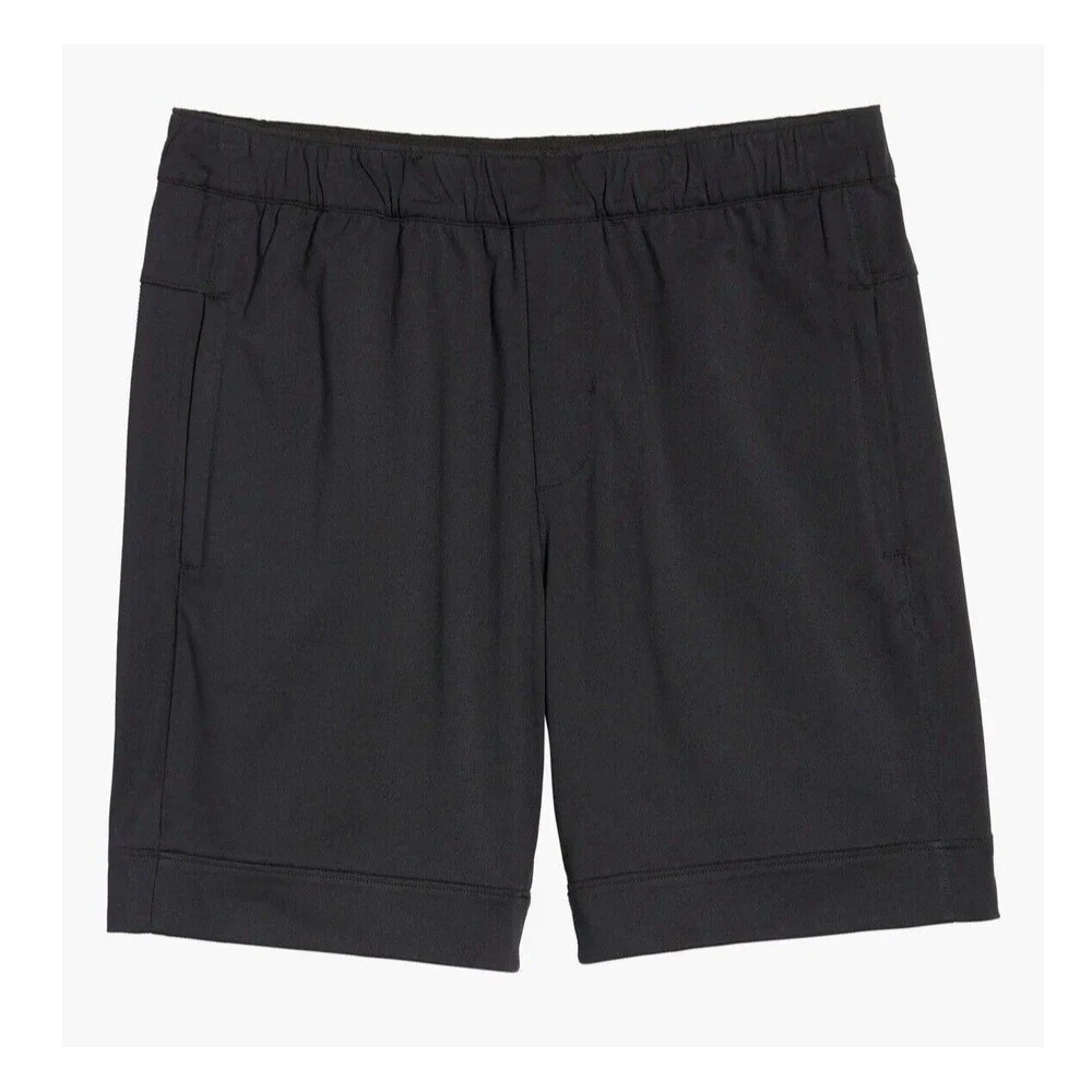 Vince Men Modern Pull-On Jogger Short In Black Sz XL New